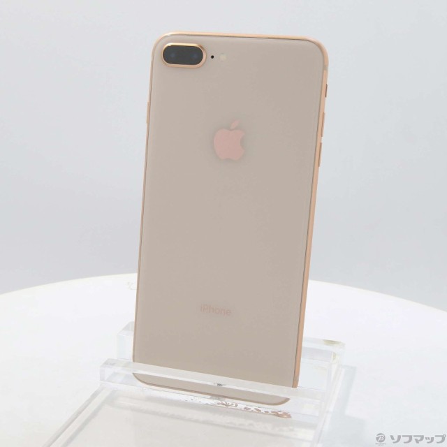 中古)Apple iPhone8 Plus 64GB ゴールド MQ9M2J/A SIMフリー(349-ud)