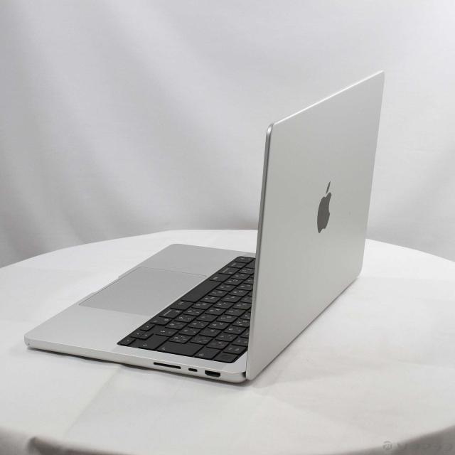 (中古)MacBook Pro 14.2-inch Late 2021 MKGR3J/A M1 Pro 8コアCPU_14コアGPU 16GB SSD512GB シルバー (12.6 Monterey)(344-ud)の通販は