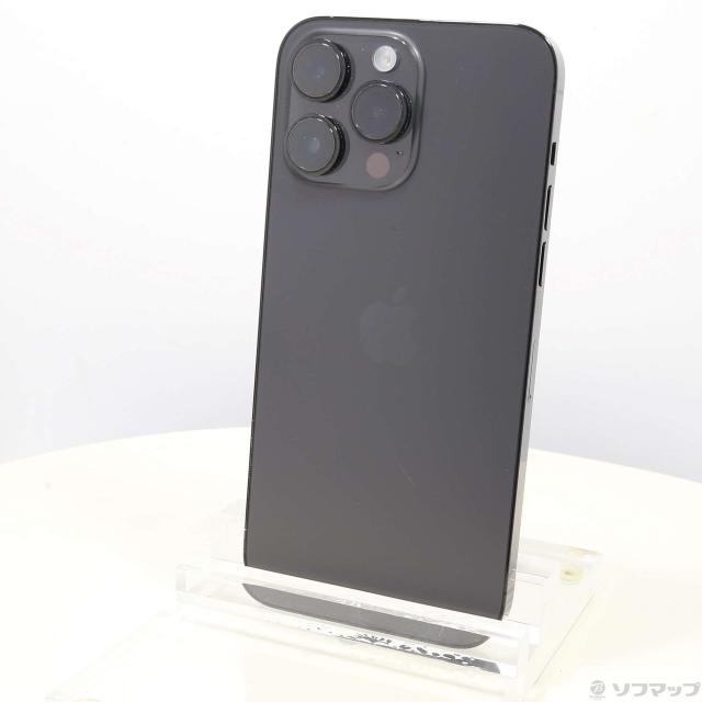 (中古)Apple iPhone14 Pro Max 256GB スペースブラック MQ9A3J/A SIMフリー(262-ud)
