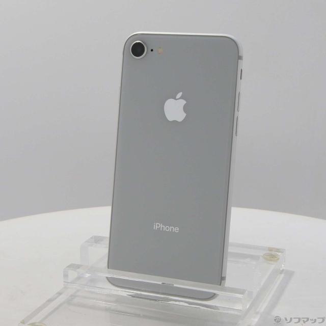 (中古)Apple iPhone8 64GB シルバー MQ792J/A SIMフリー(262-ud)