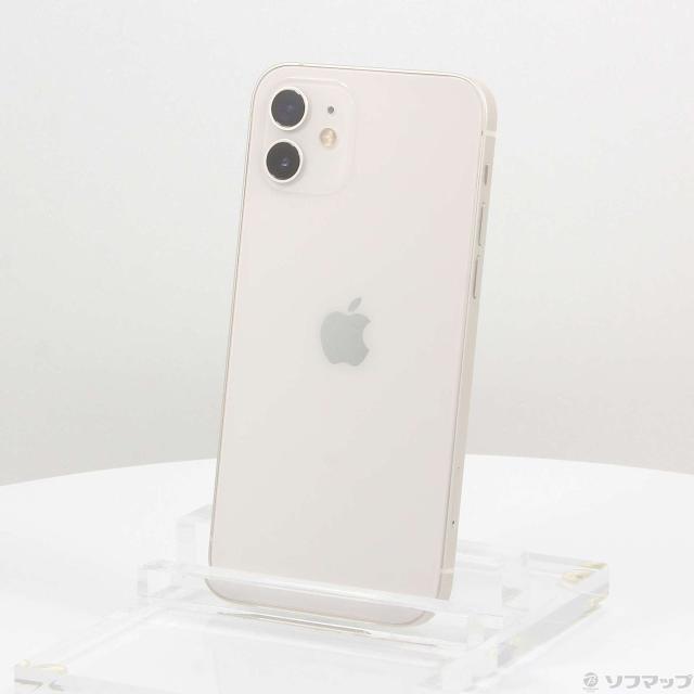 中古)Apple iPhone12 64GB ホワイト MGHP3J/A SIMフリー(368-ud)
