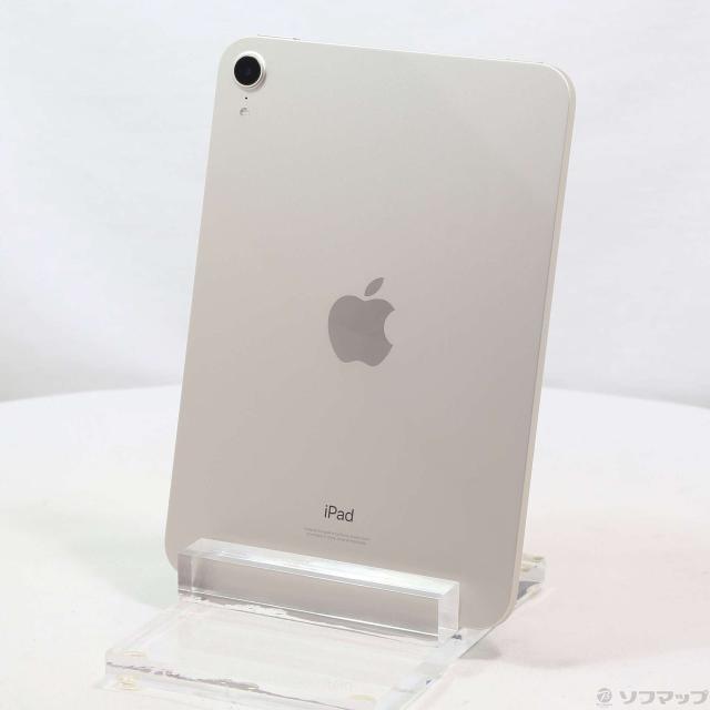 (中古)Apple iPad mini 第6世代 64GB スターライト MK7P3J/A Wi-Fi(247-ud)の通販は