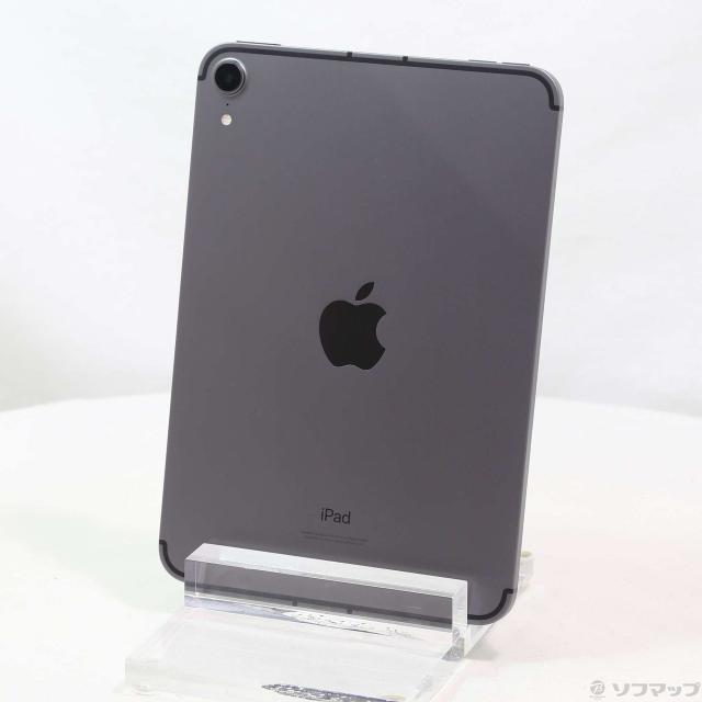 (中古)Apple iPad mini 第6世代 256GB スペースグレイ MK8F3J/A SIMフリー(348-ud)