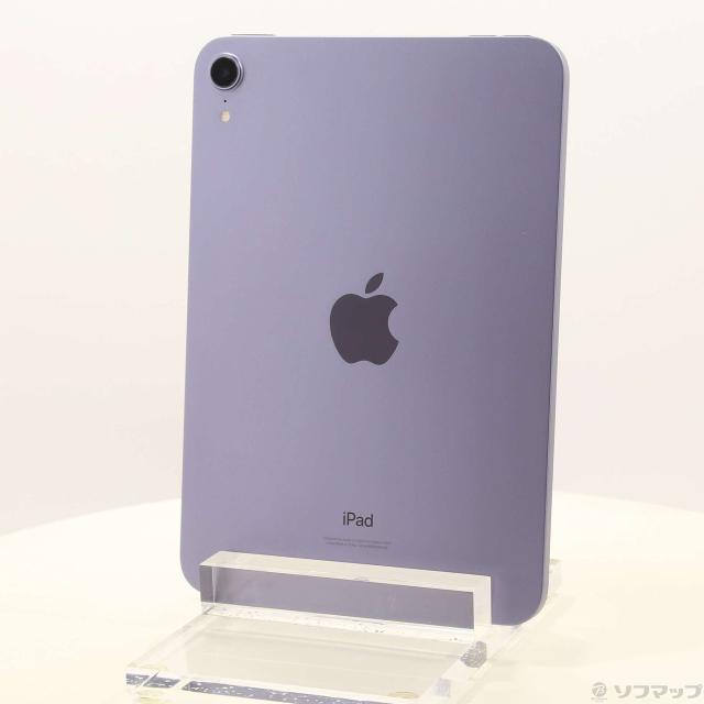 中古)Apple iPad mini 第6世代 64GB パープル MK7R3J/A Wi-Fi(352-ud) 中古