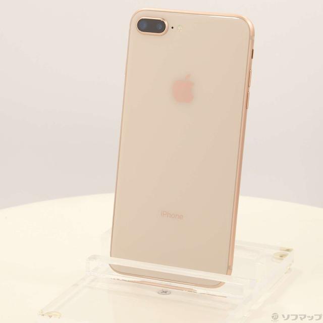 中古)Apple iPhone8 Plus 64GB ゴールド MQ9M2J/A SIMフリー(262-ud)