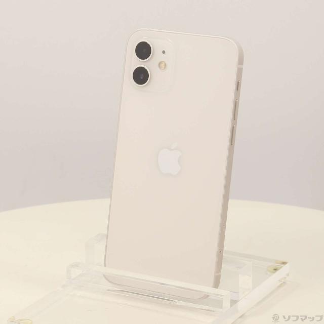 (中古)Apple iPhone12 64GB ホワイト MGHP3J/A SIMフリー(269-ud)