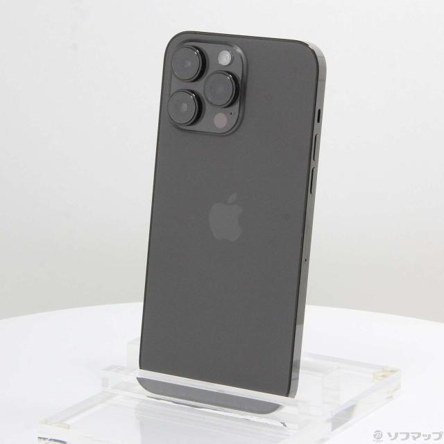 (中古)Apple iPhone14 Pro Max 256GB スペースブラック MQ9A3J/A SIMフリー(368-ud)の通販は 74,899円
