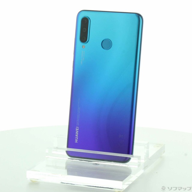HUAWEI P30 lite MAR-LX2J SoftBank Peacock Blue Body c06710
