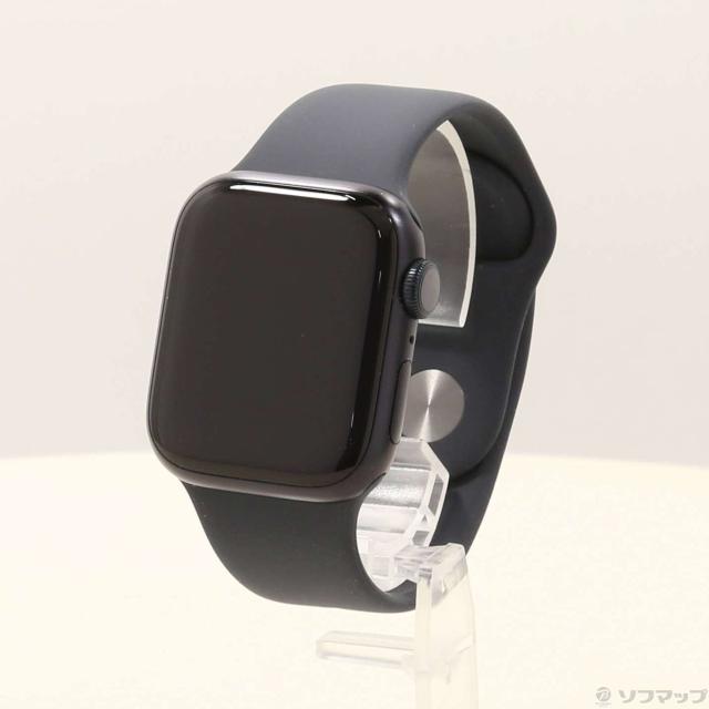 (中古)Apple Apple Watch Series 9 GPS 41mm ミッドナイトアルミニウムケース ミッドナイトスポーツバンド(198-ud)の通販は 30,731円