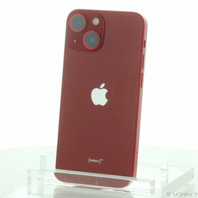 (中古)Apple iPhone13 mini 256GB プロダクトレッド MLJM3J/A SIMフリー(349-ud)