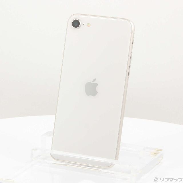 (中古)Apple iPhone SE 第3世代 64GB スターライト MMYD3J/A SIMフリー(297-ud)の通販は