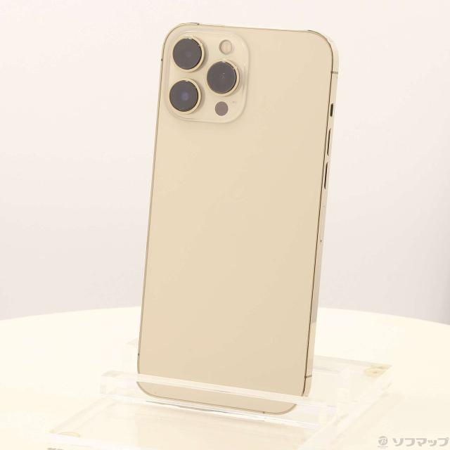 (中古)Apple iPhone13 Pro Max 256GB ゴールド MLJA3J/A SIMフリー(258-ud)の通販は 107,680円