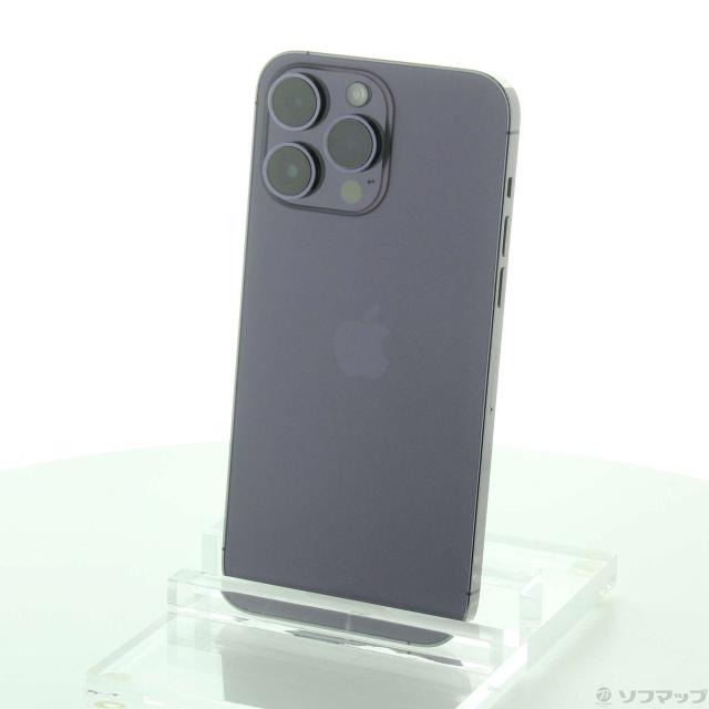 中古)Apple iPhone14 Pro Max 256GB ディープパープル MQ9E3J/A