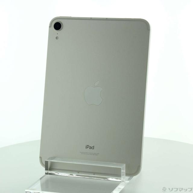(中古)Apple iPad mini 第6世代 256GB スターライト MK8H3J/A SIMフリー(269-ud)
