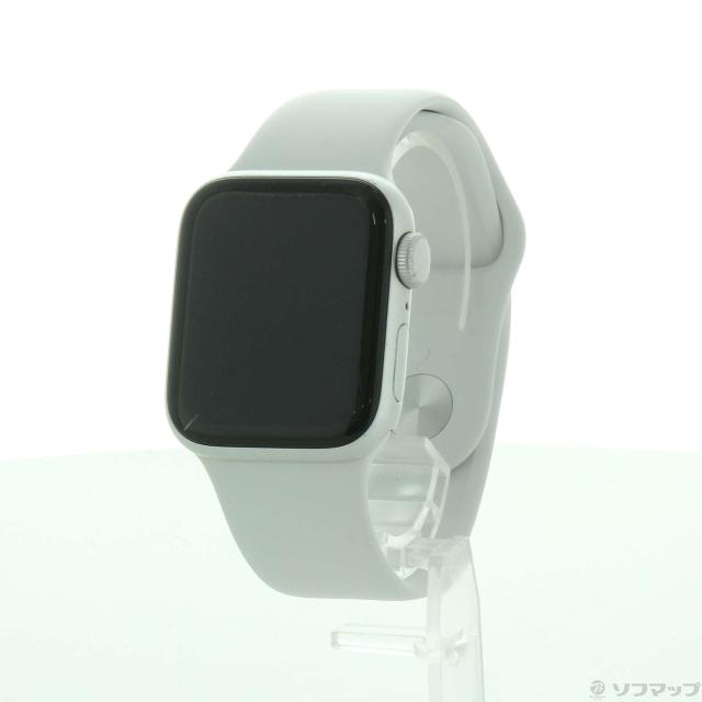 (中古)Apple Apple Watch SE 第1世代 GPS 40mm シルバーアルミニウムケース ホワイトスポーツバンド(262-ud)の通販は