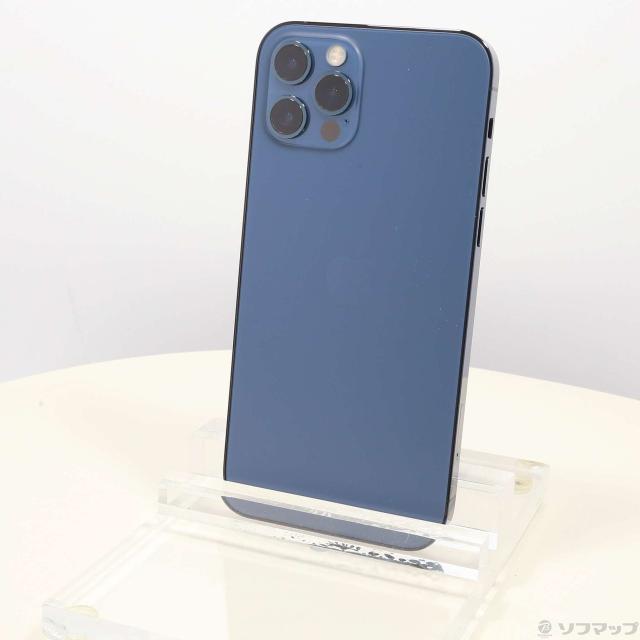 中古)Apple iPhone12 Pro 256GB パシフィックブルー MGMD3J/A SIM  
