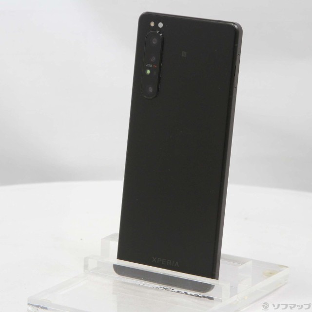 (中古)SONY Xperia 1 II 256GB フロストブラック XQ-AT42 SIMフリー(262-ud)の通販は