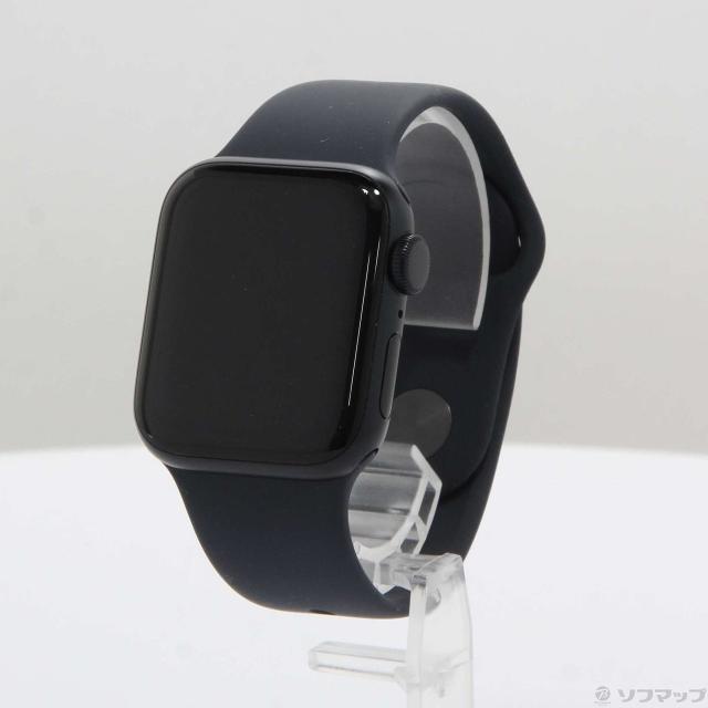 (中古)Apple Apple Watch SE 第2世代 GPS 40mm ミッドナイトアルミニウムケース ミッドナイトスポーツバンド(258-ud)の通販は 25,328円
