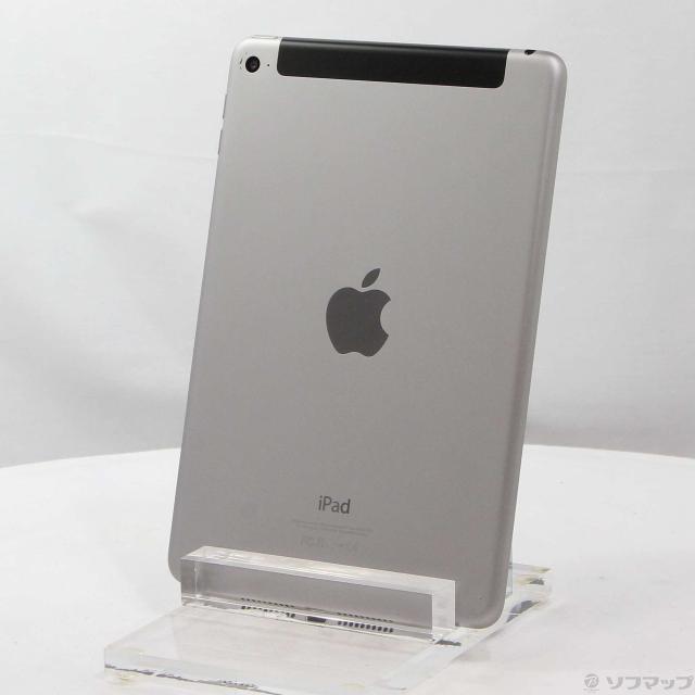 (中古)Apple iPad mini 4 16GB スペースグレイ MK6Y2J/A docomoロック解除SIMフリー(262-ud)の通販は 10,423円