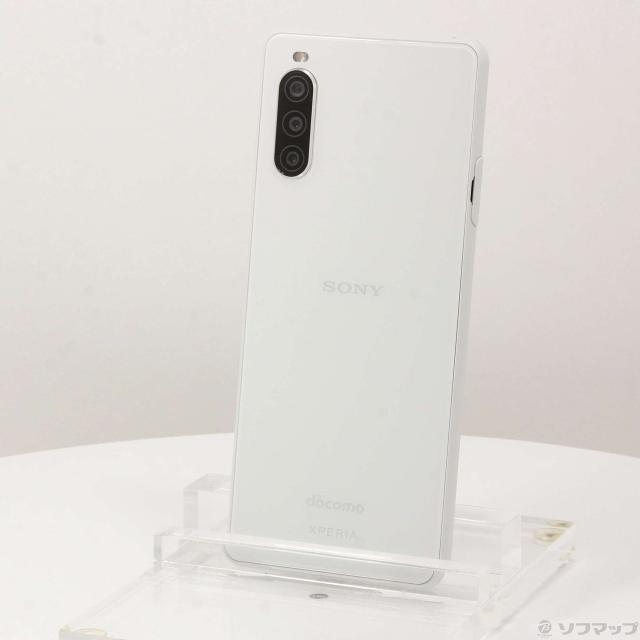 中古)SONY Xperia 10 II 64GB ホワイト SO-41A docomoロック解除