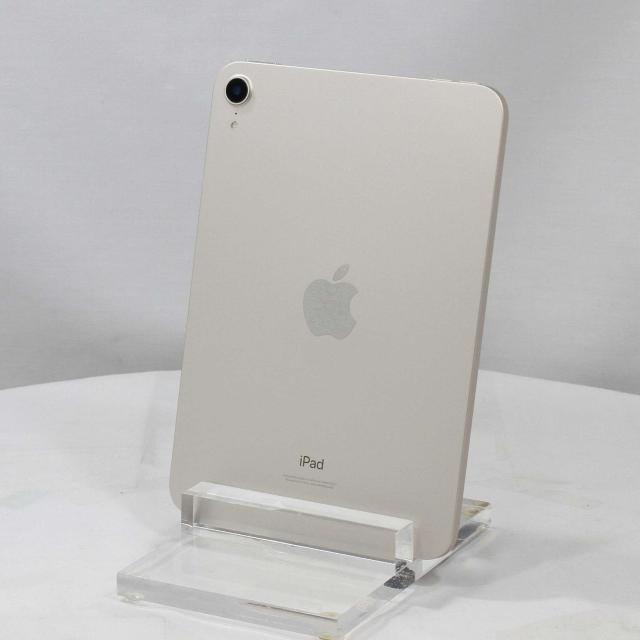 (中古)Apple iPad mini 第6世代 64GB スターライト MK7P3J/A Wi-Fi(349-ud)