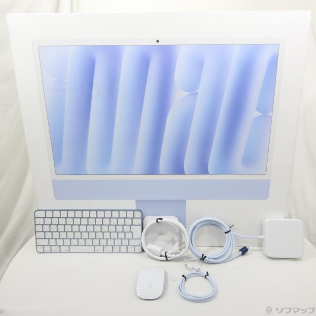 中古)Apple (展示品) iMac 24-inch Late-2023 MQRQ3J/A Apple M3