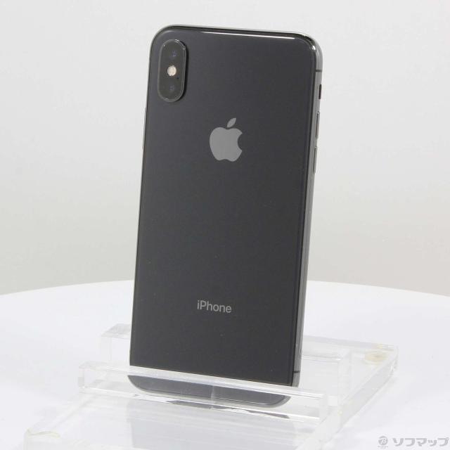 中古)Apple iPhoneX 256GB スペースグレイ MQC12J/A SIMフリー(198-ud)