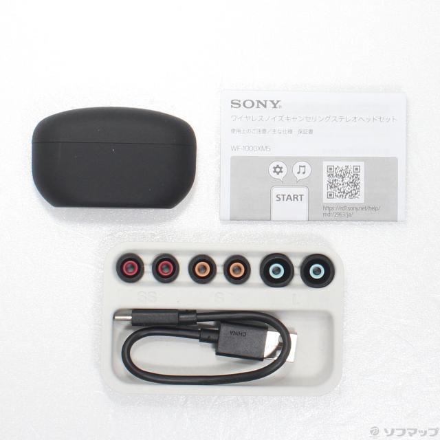 (中古)SONY WF-1000XM5 ブラック(377-ud)の通販は (中古)SONY WF-1000XM5 ブラック(377-ud)の通販は