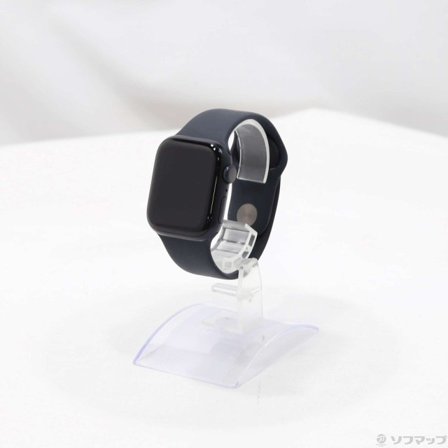 (中古)Apple Apple Watch Series 9 GPS 41mm ミッドナイトアルミニウムケース ミッドナイトスポーツバンド(352-ud)の通販は