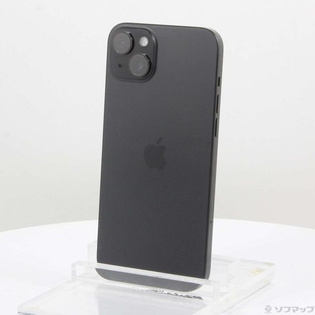 (中古)Apple iPhone15 Plus 128GB ブラック 3M457J/A SIMフリー(251-ud)の通販は