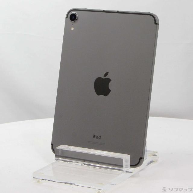 (中古)Apple iPad mini 第6世代 256GB スペースグレイ MK8F3J/A SIMフリー(198-ud)