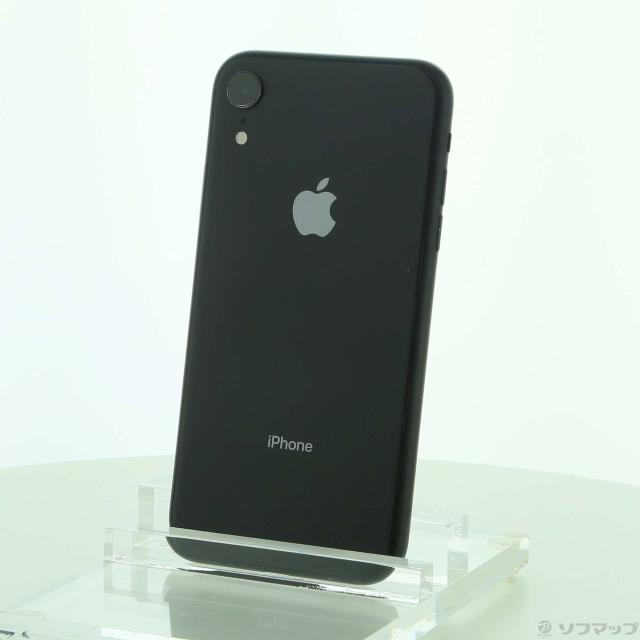 中古)Apple iPhoneXR 256GB ブラック MT0V2J/A SIMフリー(258-ud)
