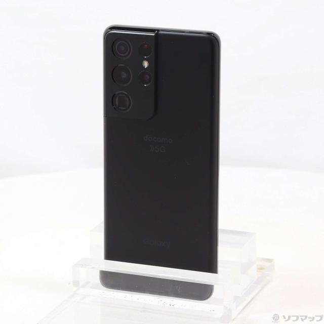 中古)SAMSUNG Galaxy S21 Ultra 5G 256GB ファントムブラック SC