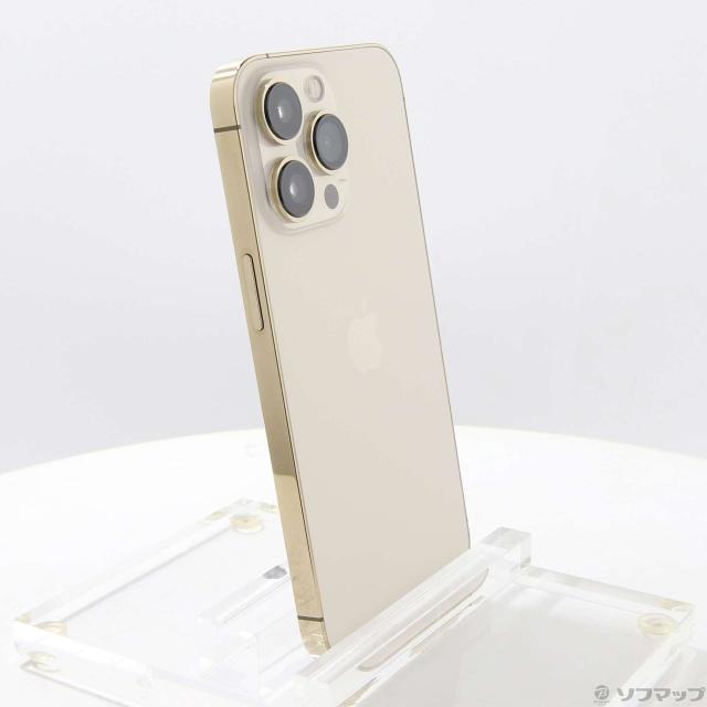 中古)Apple iPhone13 Pro 128GB ゴールド MLUH3J/A SIMフリー(276-ud  