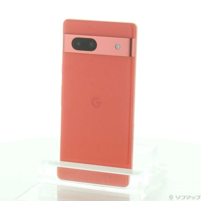 (中古)GOOGLE Google Pixel 7a 128GB コーラル GA04438-JP SIMフリー(344-ud)