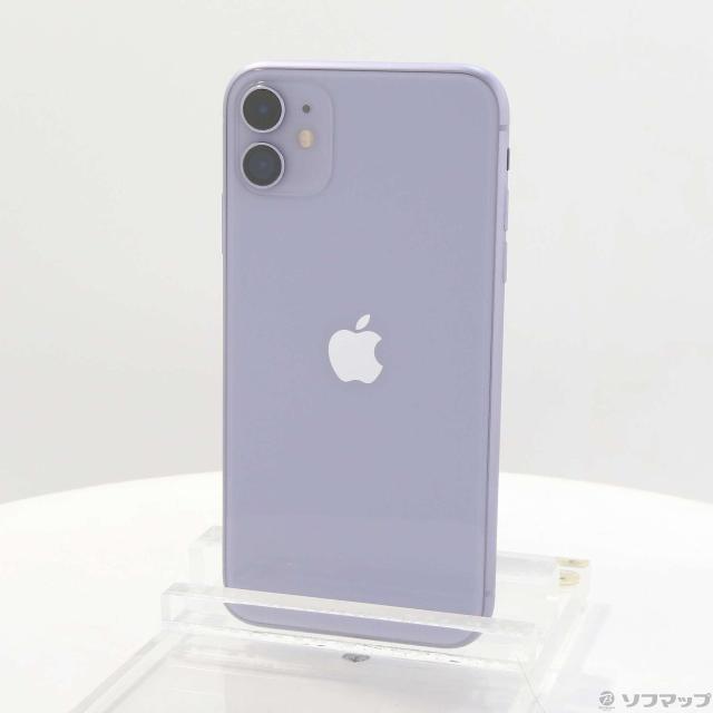 iPhone11 128gb（中古)Apple iPhone11 128GB パープル MWM52J/A