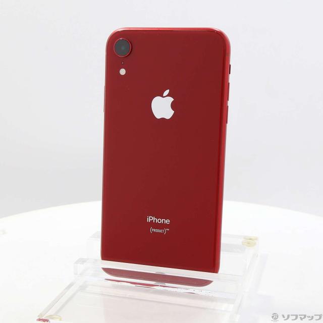 中古)Apple iPhoneXR 64GB プロダクトレッド MT062J/A SIMフリー