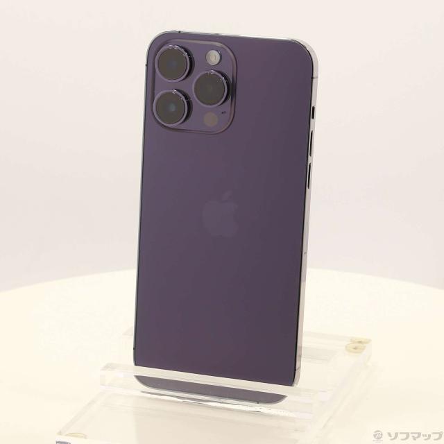 中古)Apple iPhone14 Pro Max 256GB ディープパープル MQ9E3J/A
