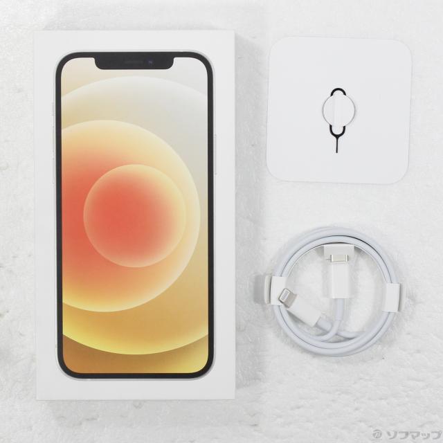 (中古)Apple iPhone12 64GB ホワイト MGHP3J/A SoftBank(368-ud)_4