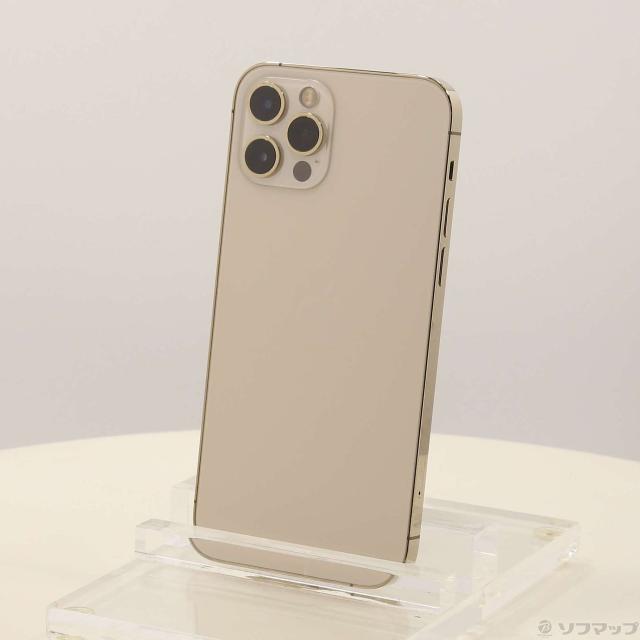 (中古)Apple iPhone12 Pro 128GB ゴールド MGM73J/A SIMフリー(198-ud)の通販は