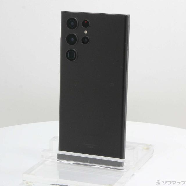 中古)SAMSUNG Galaxy S22 Ultra 256GB ファントムブラック SCG14