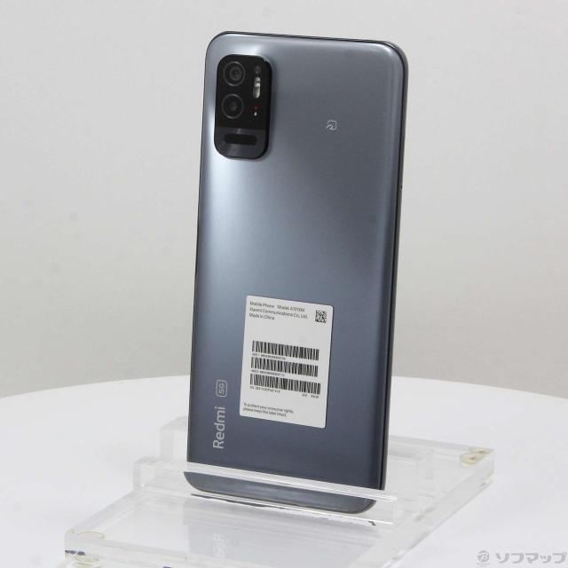 (中古)Xiaomi Redmi Note 10T 64GB アジュールブラック A101XM Softbank SIMフリー(371-ud)の通販は