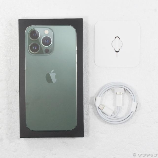 中古)Apple iPhone13 Pro 512GB アルパイングリーン MNE03J/A