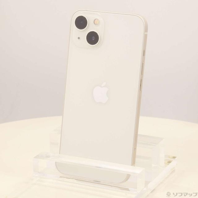 中古)Apple iPhone13 128GB スターライト MLND3J/A SIMフリー