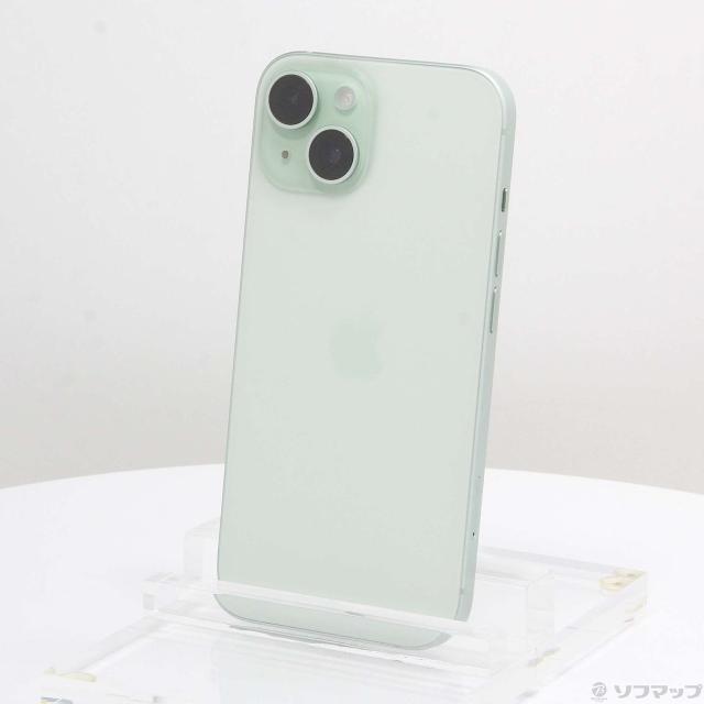 中古)Apple iPhone15 128GB グリーン MTMM3J/A SIMフリー(344-ud)
