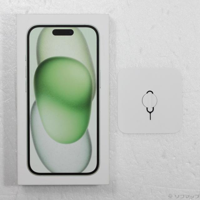 Apple iPhone15 128GB グリーン SIMフリー 中古美品 中古)Apple iPhone15 128GB グリーン MTMM3J/A SIMフリー(344-ud)