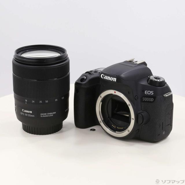 (中古)Canon EOS 9000D W EF-S18-135 IS USM レンズキット(381-ud)