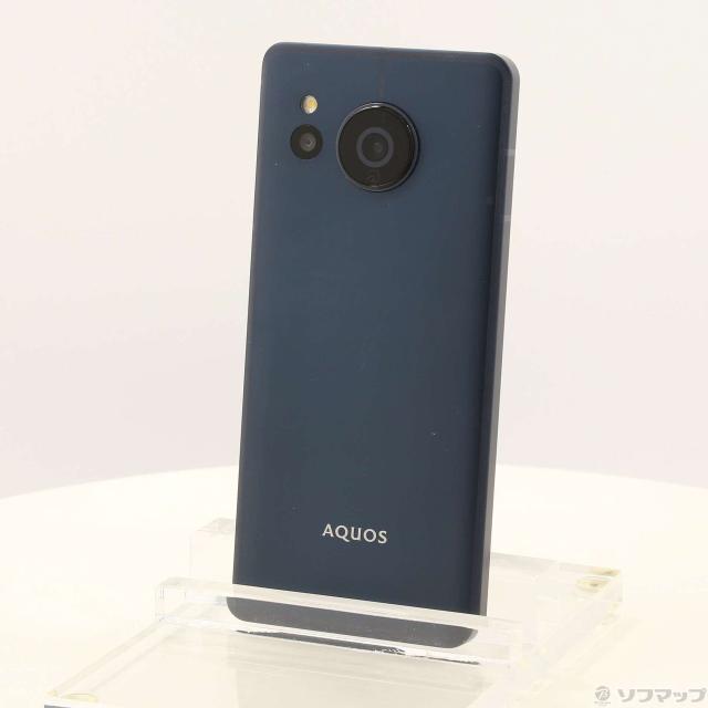 中古)SHARP AQUOS sense8 128GB コバルトブラック SH-M26 SIMフリー