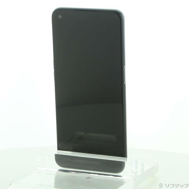 中古)OPPO OPPO A54 5G 64GB シルバーブラック OPG02 UQ mobile