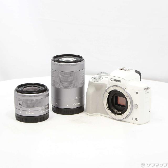 Canon EOS kiss M ダブルズームレンズキット ホワイトおまけ付き